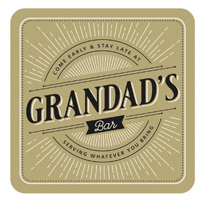 Grandad's Drink Coasters - Set of 5