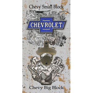 Chevrolet Big Small Block Wall Bottle Opener