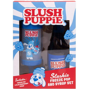 Slush Puppie Freeze Pop and Syrup Set - Blue Raspberry