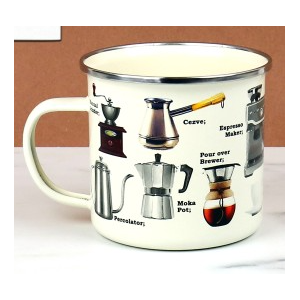 Enamel Mug - Coffee