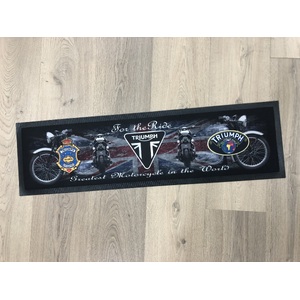 Triumph Motorcycles Bar Runner Mat | 90 cm Long