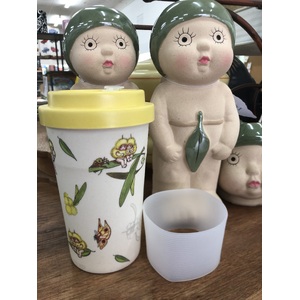 May Gibbs Bamboo Travel Mug - Wattle Gumnut Babies