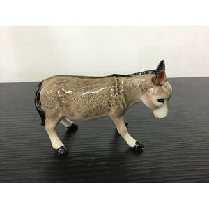 Ceramic Donkey Ornament - 5.5 cm Tall - Brown 