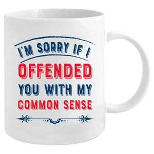 I'm Sorry If I Offended You With My Common Sense - Funny Mug