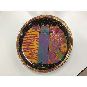 Fanciful Felines Laurel Burch 1995 - Franklin Mint Plate