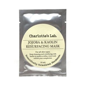 Jajoba & Kaolin Resurfacing Mask - 10 ml Sachet - Charlotte's Lab