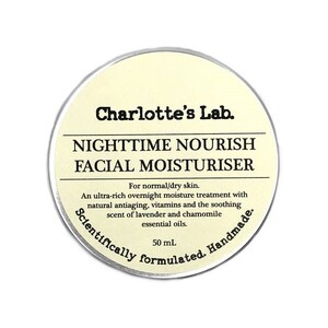 Nighttime Nourish Facial Moisturiser - 50mL - Charlotte's Lab