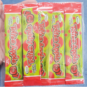Sweetmans Toffee Apple Bar - Chewy - Retro Lolly - Lot of 5 