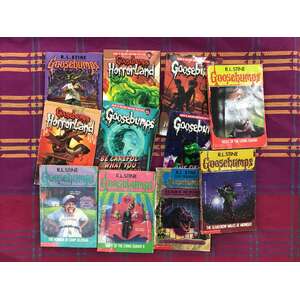 VINTAGE Goosebumps Books x 11 - RL Stine 90's 00's Horror Fiction