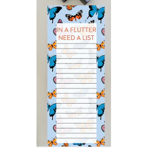 Butterfly Jotter - Note Pad with Magnet