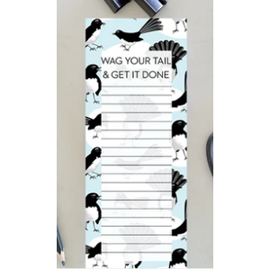 Willy Wagtail Jotter - Note Pad with Magnet