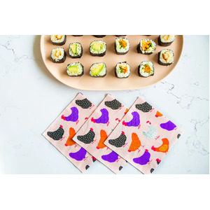 Paper Napkins - Pack of 20 - Bright Hens 