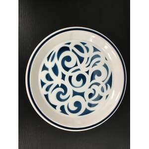 VINTAGE Stanley Roberts Spanish Scroll Stoneware Plate | Japan | 26.5 cm