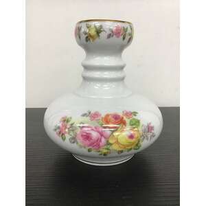 VINTAGE KPM Bavaria Vase - Floral - 11.5 cm Tall