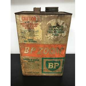VINTAGE BP Zoom 1 Gallon Tin 