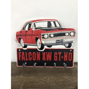Cast Iron Ford Falcon XW GT-HO Key Rack 
