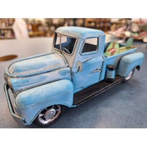 Tin Model Car - Old Ute - Blue