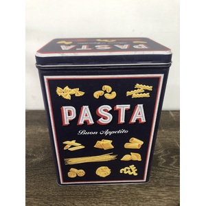 Pasta Storage Tin - Blue - Nostalgic Art