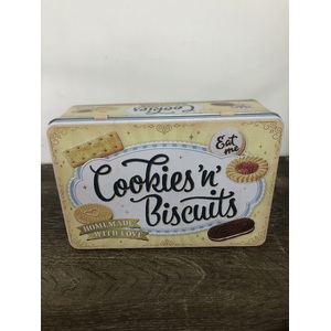 Biscuit Storage Tin - Cookies n' Biscuits - 2.5L - Nostalgic Art