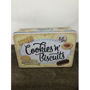 Cookies n' Biscuits - Hinged Lid Tin - Nostalgic Art