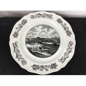 Wedgwood of Etruria Display Plate - The Bridge at Parramatta - Historical Australia