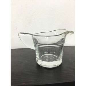 ART DECO Crown Crystal Small Milk Jug 