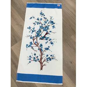 VINTAGE Supertex Bath Towel - Bird Print - 58 x 120 cm