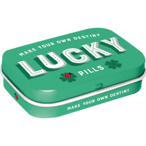 Retro Mint Tin - Lucky Pills - Sugar Free Mints - Pinup