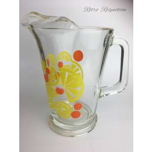 RETRO Glass Jug - Funky Citrus - 1 Litre