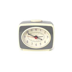 Classic Alarm Clock - Kikkerland - Red Mint Grey [Colour: Grey]