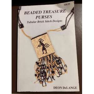 Beaded Treasure Purses Craft Pattern Book by Deon DeLange - Tubular Brick Stitch