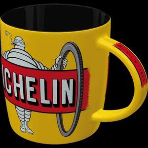 Michelin Bibendum Yellow Ceramic Mug | Nostalgic Art
