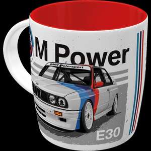 BMW M Power Car Ceramic Mug | Nostalgic Art