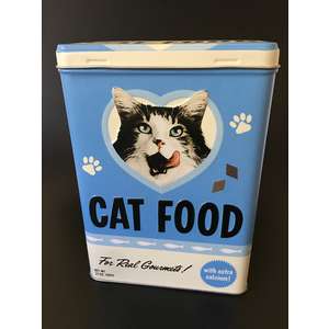 Cat Food Storage Tin - 3L - Nostalgic Art