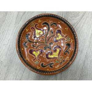 VINTAGE Gmundner Austria Wall Plate - 3065 - Orange - 20 cm Diameter 