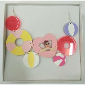 Pool Party Floaties Necklace - I Love Crafty