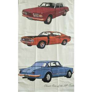 Classic Valiant Cars - Cotton Kitchen Tea Towel