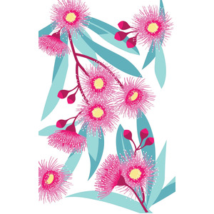 Flowering Gum Cotton Kitchen Tea Towel