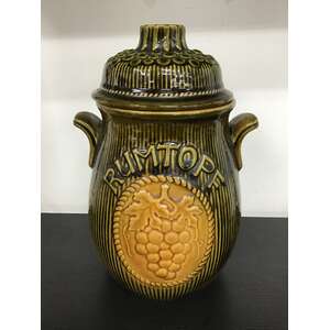 VINTAGE West German Rumtopf Pottery Jar 807-28