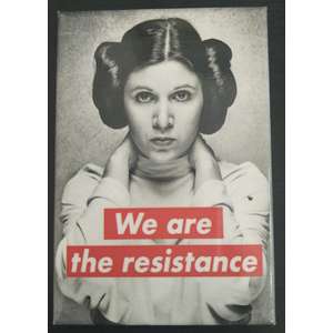 The Resistance - Princess Leia - Funny Fridge Magnet - Retro Humour - Star Wars