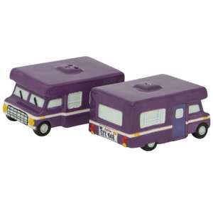 Camper Van Salt & Pepper Shakers - Purple