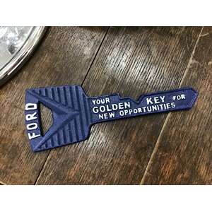 Ford "Your Golden Key For New Opportunities" Bottle Opener | Cast Iron