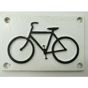 Bicycle Sign - Cast Iron