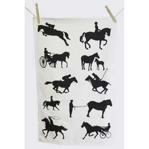 Horses Tea Towel - 100% Cotton