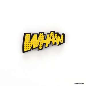 WHAAM Brooch - Comic - MissJ Designs - Pop Art Collection