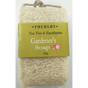 Gardener's Soap with Loofah - Tea Tree & Eucalyptus by Thurlby