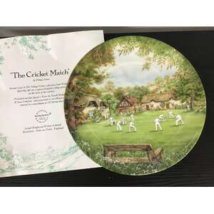 Wedgwood 'The Cricket Match' Petula Stone - Display Plate 