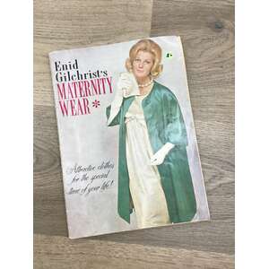 VINTAGE Enid Gilchrist Maternity Wear - Sewing Pattern Book