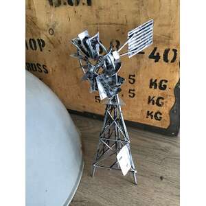Decorative Windmill | 30 cm | Australian Classic | Silver Finish