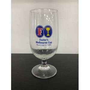 VINTAGE Fosters Melbourne Cup 1986 Beer Glass